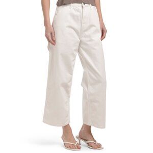 EDWIN Optic White Devon Cropped Jeans